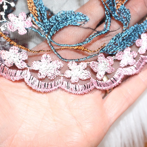 Nanette Lepore, Spring Bloom off the shoulder embroidered dress - Picture 8 of 12